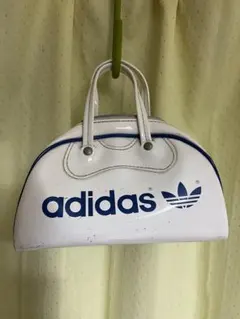 稀少80s adidas ヴィンテージ エナメル ミニハンドバッグ　タグ付き