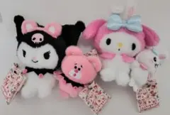 サンリオ　SWIMMER　コラボ　マスコット２点セット　マイメロディ　クロミ