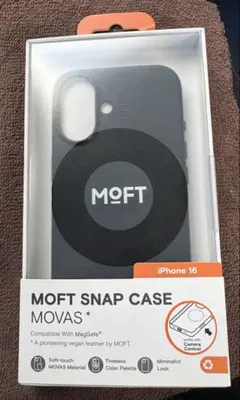 MOFT SNAP CASE MOVAS iPhone 16用　美品！ブラック。のサムネイル