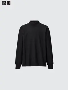 【新品未使用】ユニクロ　ブラッシュドジャージー モックネックTシャツ　Sサイズ