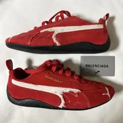 BALENCIAGA×PUMA スピードキャット レッド39 25cm - メルカリ