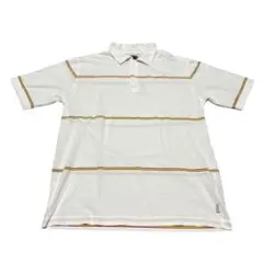 00s STUSSY ラスタカラー ボーダー ポロシャツ