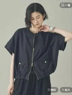 極美品‼️Curensology カレンソロジータスランジップブラウス⭐︎ブラックのサムネイル