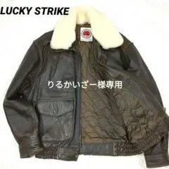 2025年最新】ラッキーストライク 革ジャンの人気アイテム - メルカリ