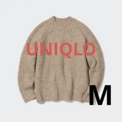 ユニクロ ローゲージモックネックセーター