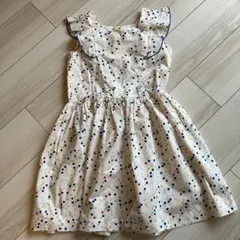 PETIT BATEAU 水玉ノースリーブワンピース　10ans 140cmのサムネイル