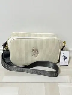 【新品未使用品】U.S. POLO ASSN. ショルダーバッグ アイボリー