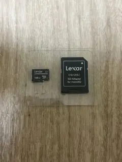 Lexar 128GB microSDカード SDアダプター付