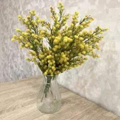 【まとめ売り】造花 ミモザ カットパーツ 30cm 10本セット