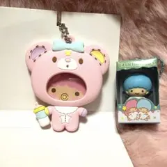 サンリオキャラクターズ チョコボックス フォトバッジ付きマスコット キキ ララ