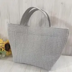 ヌビバッグ　ヌビトートバッグ　イブル　ライトグレー　シンプル