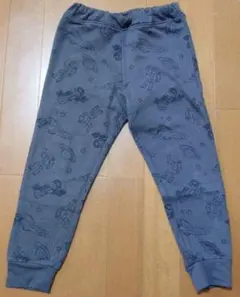 裏起毛 パンツ 110 宇宙飛行士柄 グレー