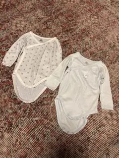 プチバトー　 ロンパース・カバーオール 2点セット