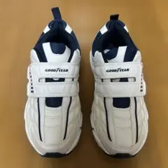 GOOD YEAR スニーカー 25.0cm ホワイト ネイビーのサムネイル