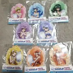 ぴちぴちピッチ　キャラ福くじ　アクリルスタンド+アクリルミラー6点セット キャラ福くじ TVアニメ『ぴちぴちピッチ』twinkle reflection 実物写真