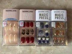 【新品4個】DASHING DIVA ネイルチップ　ハンド2フット2