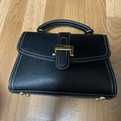 2way ショルダーバッグ ブラック ゴールド金具のサムネイル