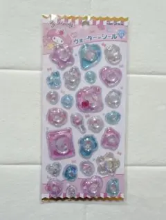 【正規品】プチウォーターシール　ストーン付き　サンリオ　マイメロディ