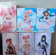 魔法少女まどかマギカ フィギュア4体セット＋収納缶ケース(缶のみ 