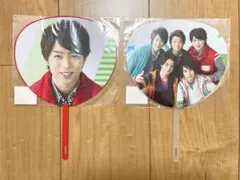 嵐 風景ARASHI ミニうちわ 集合 櫻井翔 セット