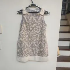 Bebe Petits Pois Vert 花柄ワンピース 150