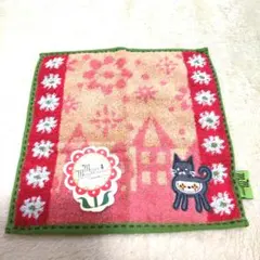 【未使用】モヌモヌ 　タオルハンカチ　猫　ねこ　ネコ