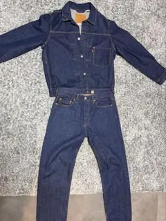 Levi's 501blue ファーストジャケットセット W32 L32