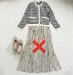 コーデ売り　きれいめコーデ　オフィスカジュアル　レディース　冬服