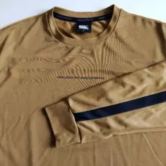 Canterbury ブラウン 長袖カットソー Sサイズ大きめ