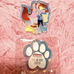 ズートピア オーロラアクリルスタンド ジュディ ＆ ニック アクスタ ディズニー