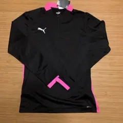 PUMA DRYCELL 長袖ウェア XLサイズ ブラック/ピンク　ハーフジップ