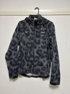 【М】NIKE × F.C.R.B. ナイロンパーカー レオパード FCRB NIKE レオパード柄 フーディー ウィンドブレーカー