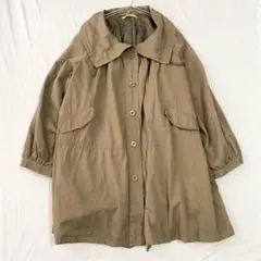 【JALEO】ミリタリージャケット コート フルボタン 後ろドロスト 3L