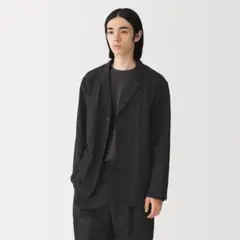 撥水ナイロンワークジャケット 黒 S 無印良品 - メルカリ