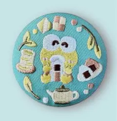 サンリオ刺繍缶バッジ ビスケット 3 けろっぴ けろけろけろっぴ