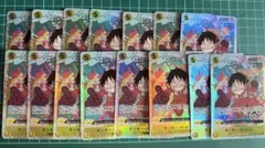 モンキー・D・ルフィ SR OP07-109 エラーカード 8枚セット