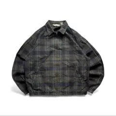 Eddie Bauer チェック柄ジャケット 90s スイングトップ