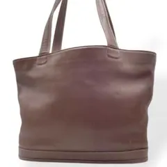 極美品　COACH オールドコーチ　USA製　トートバッグ　肩掛け　レザー　茶