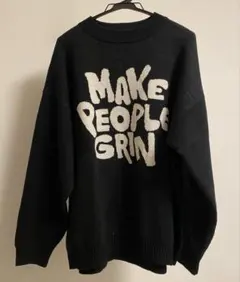 WEGO メンズ ニット ブラック Lサイズ