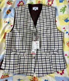UNIQLO ×イネス ド・ラ・フレサンジュ チェック柄 ベスト 新品