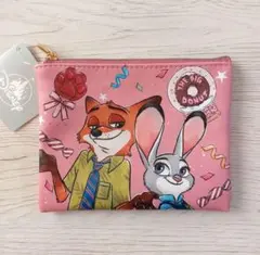 Disney■フラット ポーチ(S)■ジュディ・ホップス＆ニック・ワイルド