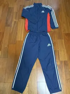 値下げadidas ピステ・ウィンドブレーカー ネイビー/レッド　140サイズ