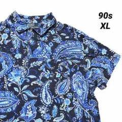 90s Polo Ralph Lauren ラルフローレン コットンシャツ XL