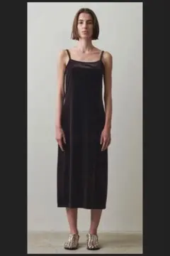 Steven Alan＞フラワー ベロア ワンピース ブラック - メルカリ