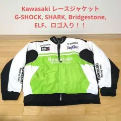 カワサキ　バイクジャケット レーシング ナイロン　taichi 川崎　レトロ vintage kawasaki レーシングジャケット バイク 古着 川崎 - メルカリ