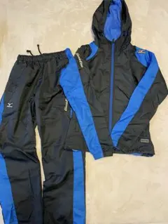 Mizuno globalEliteジャージ上下セット ブラック/ブルー