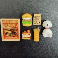 ミニチュア ハンバーガーセット スヌーピー