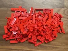 【美品】LEGOブロック　赤色パーツまとめ売り