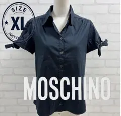 ★美品★ MOSCHINO 半袖 シャツ ブラック XLサイズのサムネイル