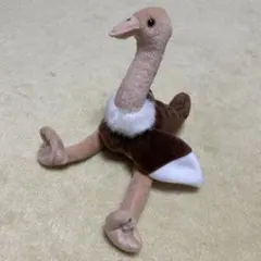 ビーニーベイビーズ ty Beanie Babies ダチョウ ぬいぐるみ